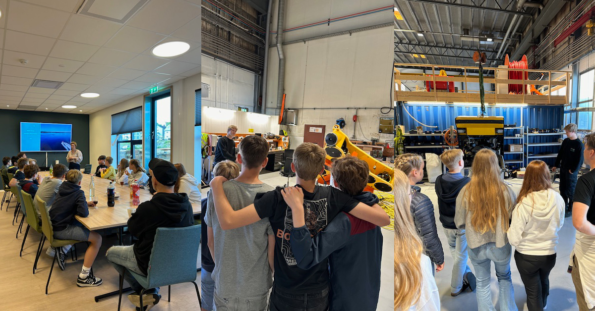 Vi fikk besøk fra Nordlandet ungdomsskole