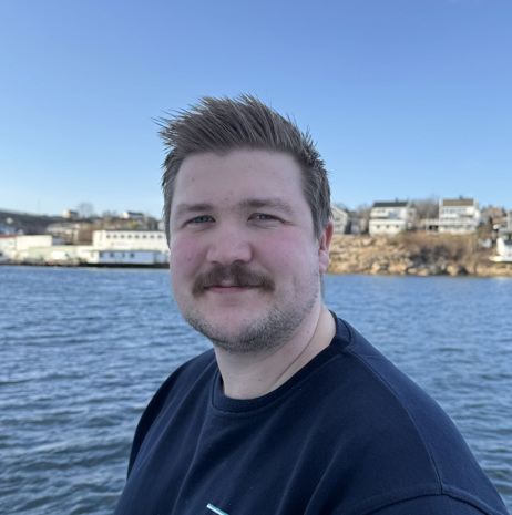 Skiftleder på Fosna Marcus, Levi Magnussen. Foto: Abyss