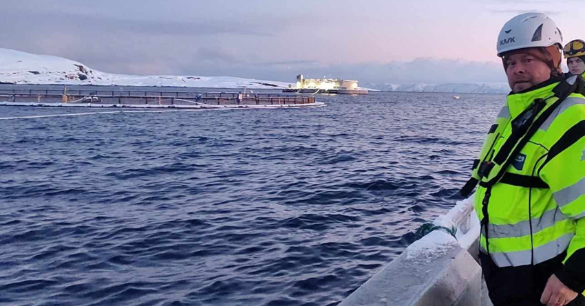 Benn Levi Thomassen ved Jernøya i Nordkapp.